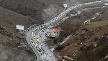 هشدار ورود موج بارش‌های سنگین و رانش کوه در جاده چالوس
